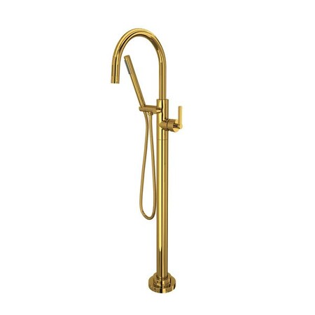 Rohl Lombardia Single Hole Floor Mount Tub Filler Trim TLB06HF1LMULB